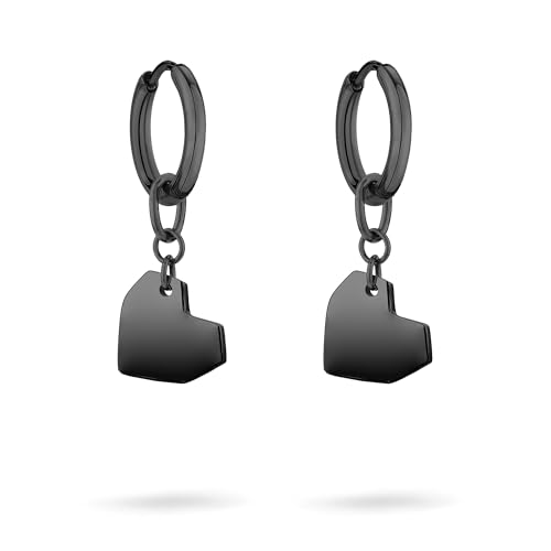 Liebeskind Berlin Creolen LJ-1485-E-26 IP Black von Liebeskind