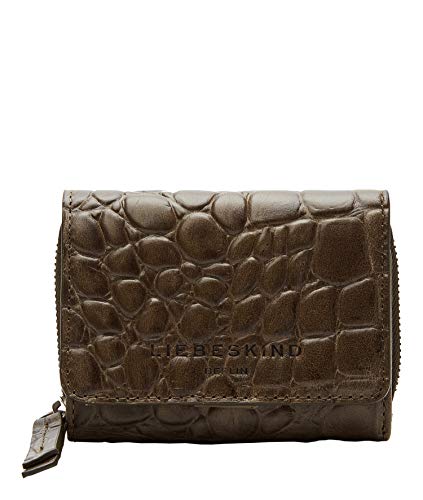 Liebeskind Berlin Croco Pablita Portemonnaie, Medium (HxBxT 8.5cm x 11cm x 2.5cm ), umber green von Liebeskind