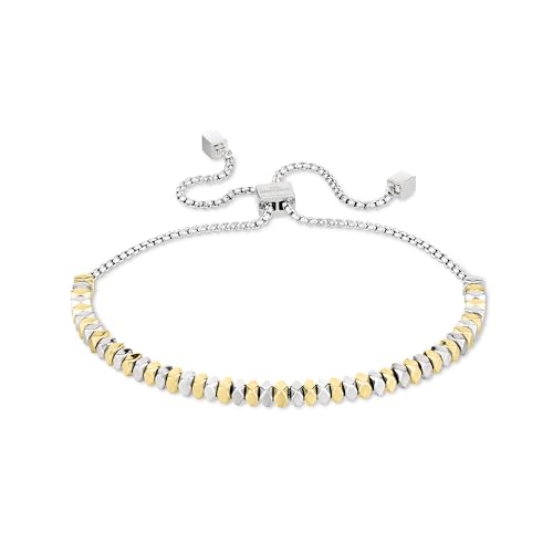 LIEBESKIND Berlin Damen Armband LJ-1766-B-17 aus Edelstahl in IP Bicolor Silber/Gold von Liebeskind