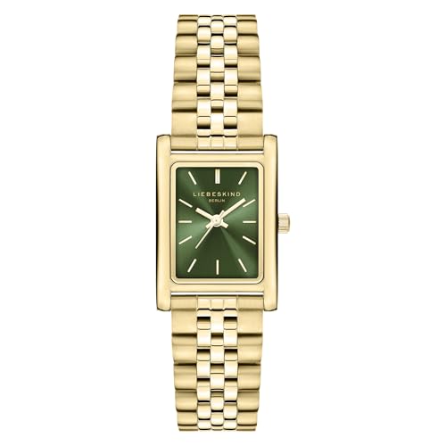LIEBESKIND Berlin Damen Armbanduhr LT-0476-MQ Edelstahl in IP Gold am Edelstahlband von Liebeskind