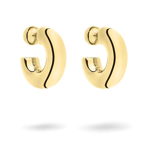 Liebeskind Berlin Damen Creole LJ-1683-E-31 aus Edelstahl in IP Gold von LIEBESKIND