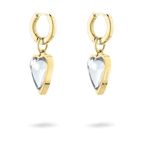 Liebeskind Berlin Damen Ohrringe LJ-1702-E-28 aus Edelstahl in IP Gold von Liebeskind
