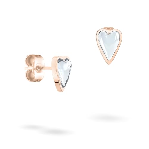 Liebeskind Berlin Damen Ohrringe LJ-1706-E-09 aus Edelstahl in IP Roségold von Liebeskind