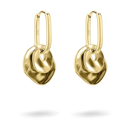 Liebeskind Berlin Damen Ohrringe LJ-1790-E-32 aus Edelstahl in IP Gold von LIEBESKIND