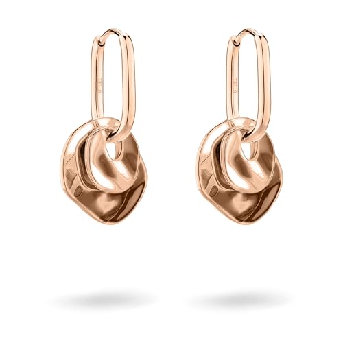 Liebeskind Berlin Damen Ohrringe LJ-1791-E-32 aus Edelstahl in IP Roségold von Liebeskind