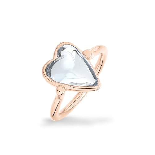 LIEBESKIND Berlin Damen Ring LJ-1709-R-56 aus Edelstahl in IP Roségold von Liebeskind