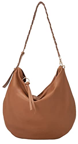Liebeskind Berlin Dive Hobo Schultertasche, Medium (41 cm x 41 cm x 3.5cm), tiger's eye von Liebeskind