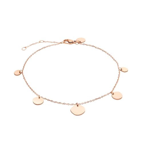 LIEBESKIND BERLIN Damen Fußkette – Modische Edelstahl-Fußkettchen in verschiedenen Designs und Farben – Fußschmuck perfekt für den Sommer & Alltag von LIEBESKIND