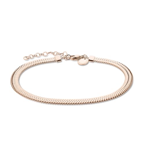 LIEBESKIND Berlin Fußkette LJ-1750-A-27 aus Edelstahl in IP Roségold von Liebeskind