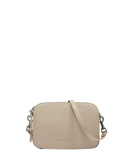 Liebeskind Berlin Umhängetasche Luka – Cross-Body Bag aus Leder mit verstellbaren Schulterriemen – kleine Schultertasche, Fächer mit Reißverschluss – Shoulder Bag, 14.5 x 20.5 x 7 cm,Sandcastle von Liebeskind