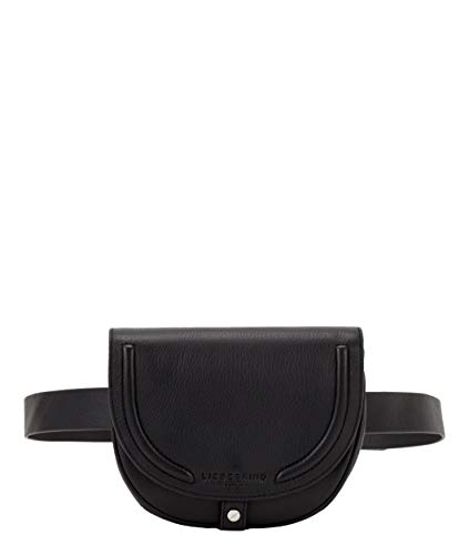 Liebeskind Berlin Round Love Note Belt Bag Umhängetasche, Medium (16 cm x 20 cm x 4cm), black von Liebeskind