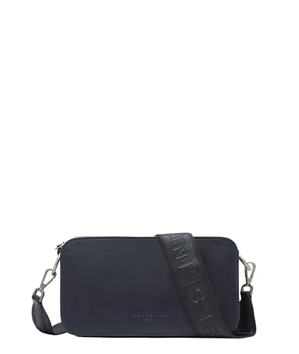 Liebeskind Berlin Umhängetasche „Clarice M“ –Umhängetasche aus Leder mit verstellbaren Schulterriemen – großzügige Fächer mit Reißverschluss und Knopfverschluss von LIEBESKIND