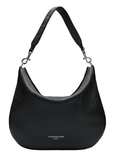 Liebeskind Berlin Women's Alessa 3 Hobo, Black Pebble L von Liebeskind