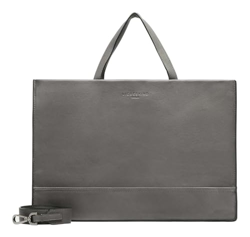 Liebeskind Berlin Women's L Lou 2 3D Leather Satchel, Iron von Liebeskind
