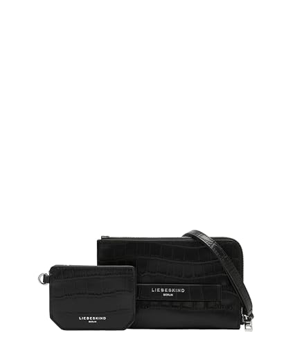 Liebeskind Berlin LORA CROCO Multi Pouch, black One Size von Liebeskind
