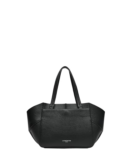 Liebeskind Berlin Women's Lilly Heavy M Black Shopper, Schwarz Pebble von Liebeskind