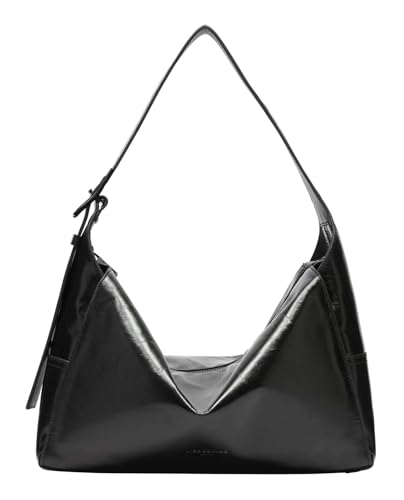 Liebeskind Berlin Women's M Lou 2 Paper Touch Hobo, Black Liebeskind Berlin Women's M Lou 2 Paper Touch Hobo, Black von Liebeskind