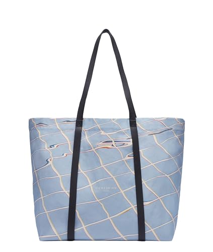 Liebeskind Berlin Damen-Shopper „Aurora“ – Große Canvas-Tasche Damen mit Reißverschlussfach und Leder-Schulterriemen – Shopper Bag Women – Passend für Laptops bis 16 Zoll – Light Bag, Breath von LIEBESKIND