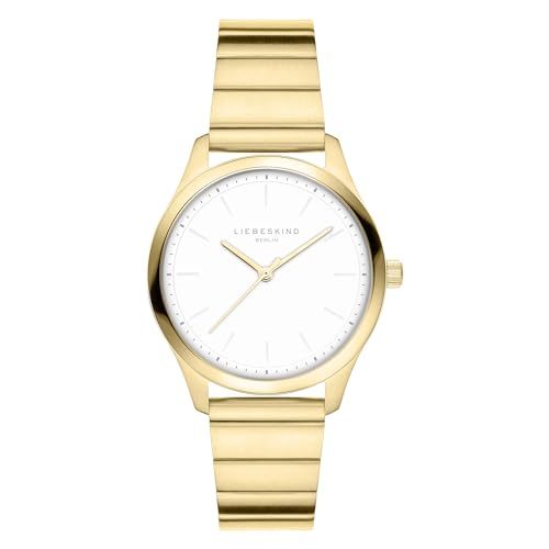 Liebeskind Damen Analog Quarz Uhr mit Edelstahl Armband LT-0388-MQ von Liebeskind