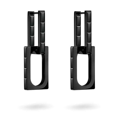 Liebeskind Ohrring LJ-1374-E-38 aus Edelstahl in schwarz von LIEBESKIND