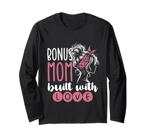 Bonus Mama Mit Liebe Gemacht für Stiefmutter Langarmshirt von Liebevolle Bonus Mama und Stiefmutter Bekleidung