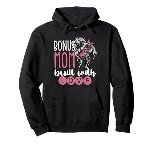 Bonus Mama Mit Liebe Gemacht für Stiefmutter Pullover Hoodie von Liebevolle Bonus Mama und Stiefmutter Bekleidung