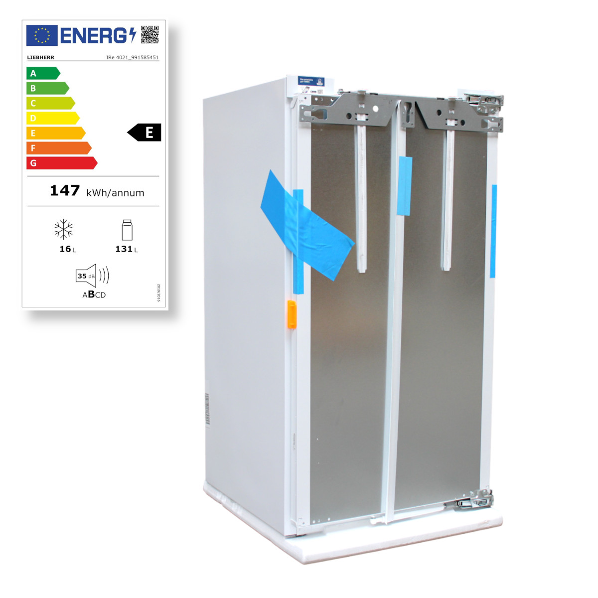 Liebherr IRe 4021-20 Plus Einbau Kühlschrank mit Gefrierfach 56cm 147L Weiß von Liebherr