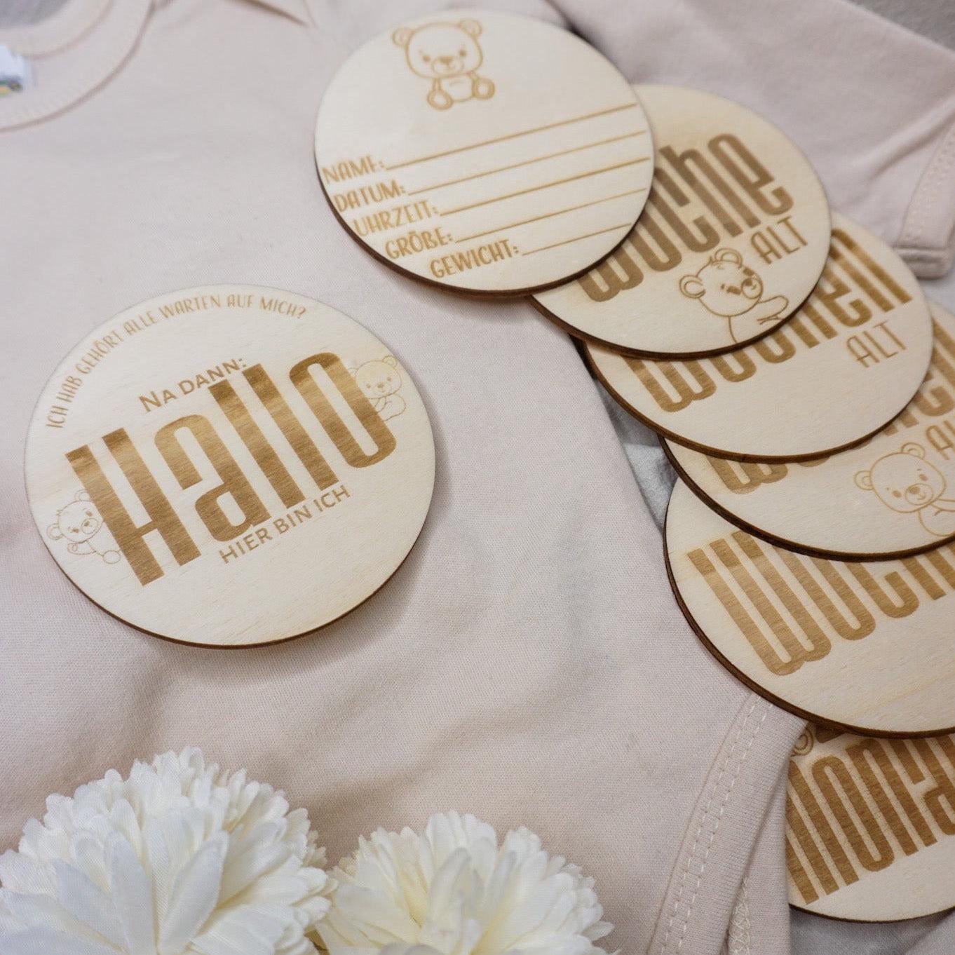 Meilensteinkarten Bärenwelt von LieblichkeitStore