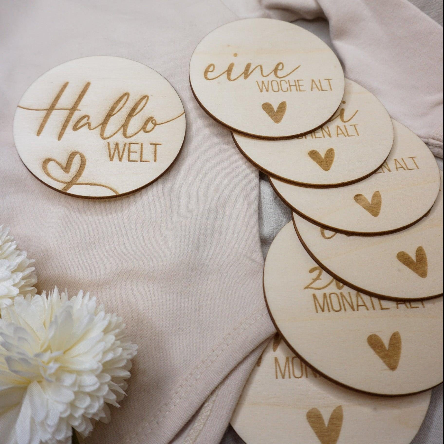 Meilensteinkarten Herzlich von LieblichkeitStore