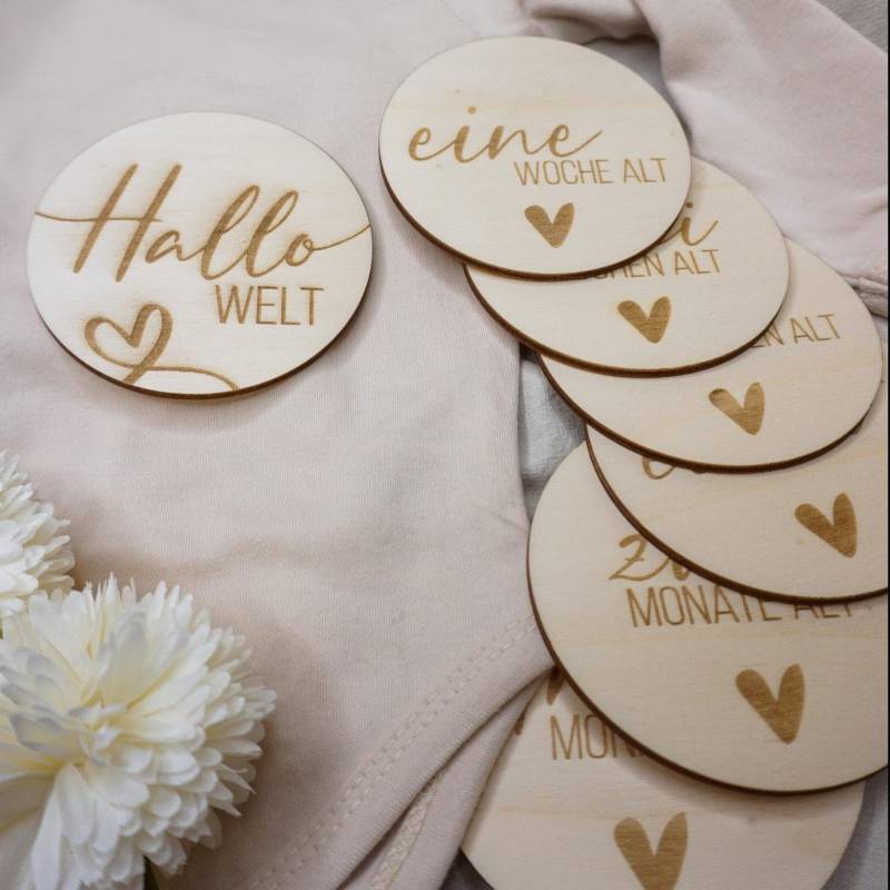 Meilensteinkarten Herzlich von LieblichkeitStore