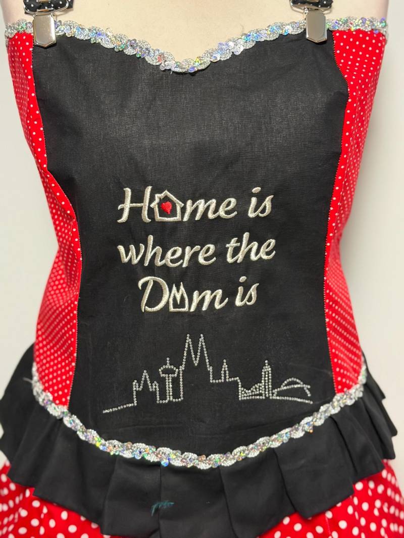 Jeck On Tour Top Bustier - Gr. 44 48 Elastisch Durch Bündchen Stoff Im Rücken. Der Hingucker. Ich Liebe Bunt. Lieblingskostüm Köln Liebe von Lieblingskostuem