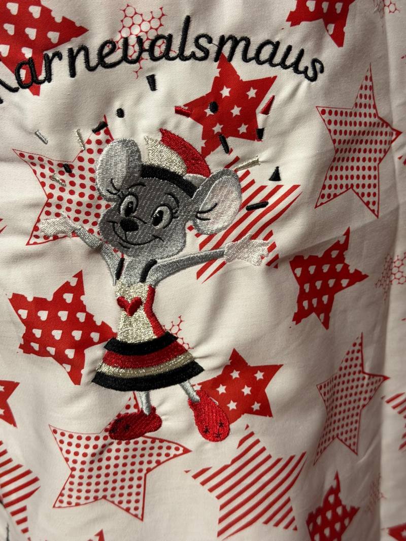 Karnevalsmaus, Kleid Karneval, Fasching. Gr.46/48Unikat Upcycling. Mottoparty. Stickerei. Top Lieblingskostüm Brustm 62 cm. Bitte Nachmesse von Lieblingskostuem
