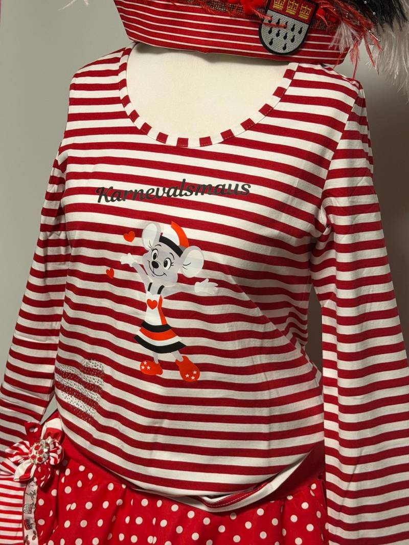 Karnevalsmaus - T Shirt in Allen Größen Neuware Von Köln Kult. Der Hingucker. Ich Liebe Bunt. Lieblingskostüm Strass Top von Lieblingskostuem