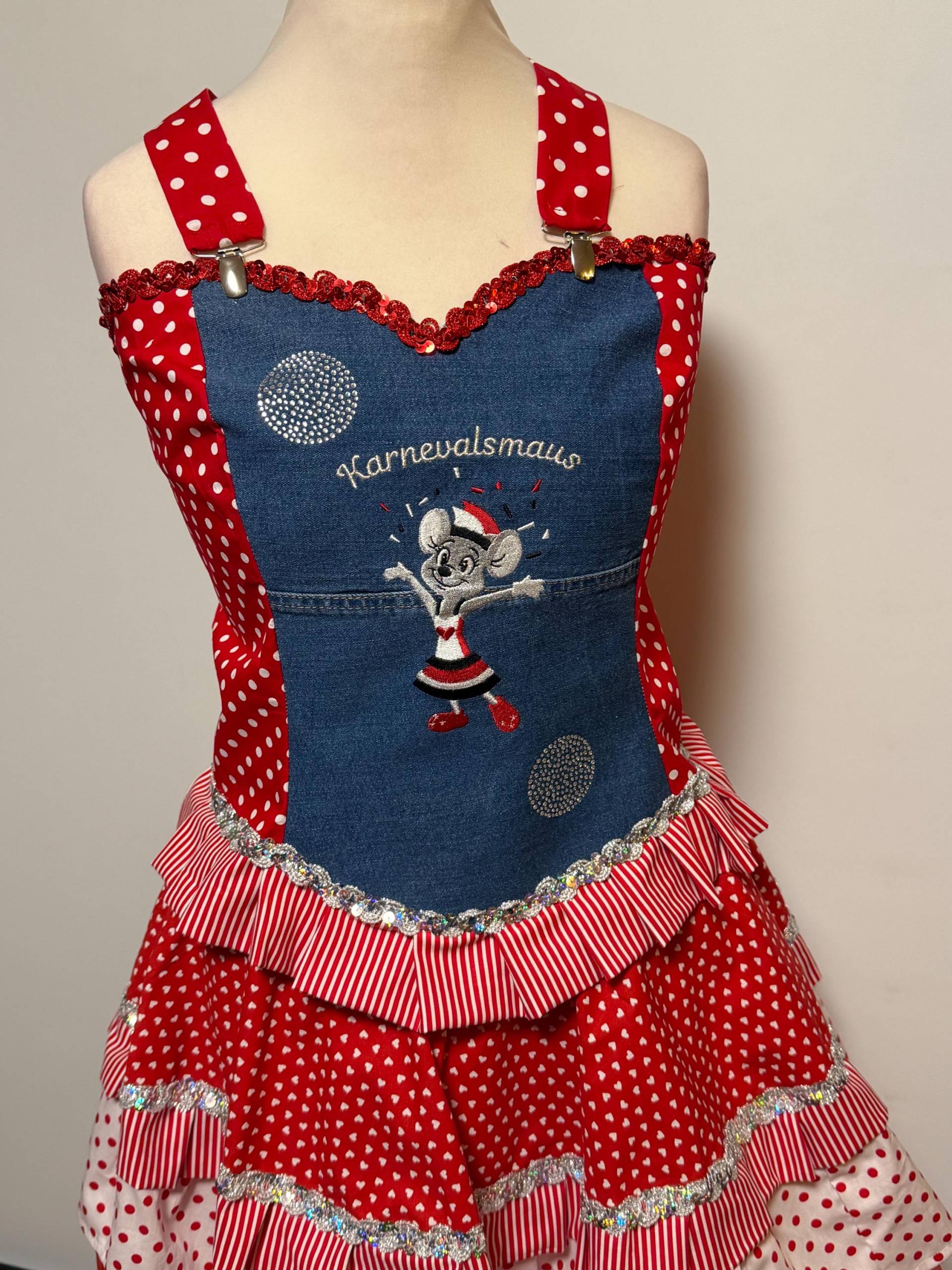 Karnevalsmaus Top Bustier - Gr. 36 -42 Elastisch Durch Bündchen Stoff Im Rücken. Der Hingucker. Ich Liebe Bunt. Lieblingskostüm Köln Lieb von Lieblingskostuem