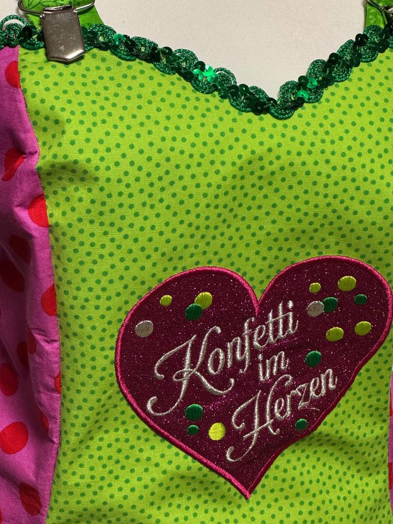 Konfetti Top Bustier - Gr. 36 -42 Elastisch Durch Bündchen Stoff Im Rücken. Der Hingucker. Ich Liebe Bunt. Lieblingskostüm Köln Liebe von Lieblingskostuem