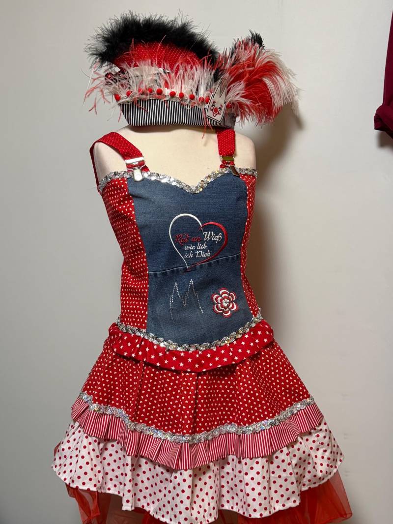 Rut Un Wiess Top Bustier - Gr. 36 -42 Elastisch Durch Bündchen Stoff Im Rücken. Der Hingucker. Ich Liebe Bunt. Lieblingskostüm Köln Liebe von Lieblingskostuem