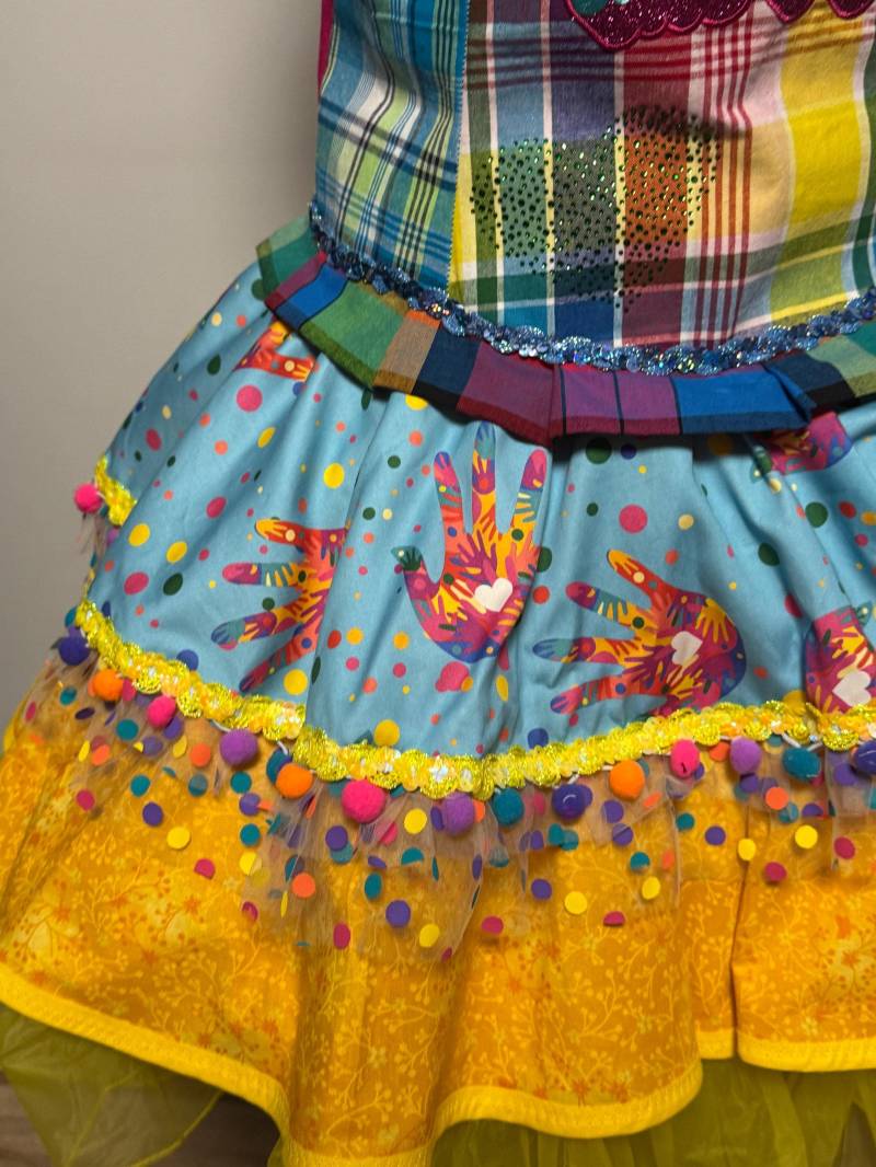 Tellerrock Köln Rock Größe 38-44 - Außergewöhnlich Ich Liebe Bunt Verrückt in Lieblingskostüm Nur Der Rock Unikat von Lieblingskostuem