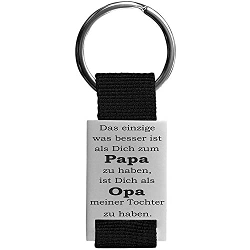 Lieblingsmensch Familien - Schlüsselanhänger aus Metall - Das einzige was besser ist (Papa-Opa-Tochter) von Lieblingsmensch