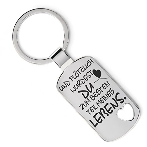 Lieblingsmensch Schlüsselanhänger Modell: Der beste Teil meines Lebens - Herz von Lieblingsmensch