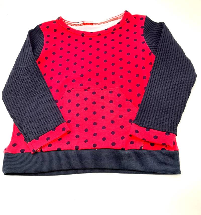 Langarmshirt Gr. 98 Aus Baumwolljersey Mit Punkten von Lieblingsshop4You