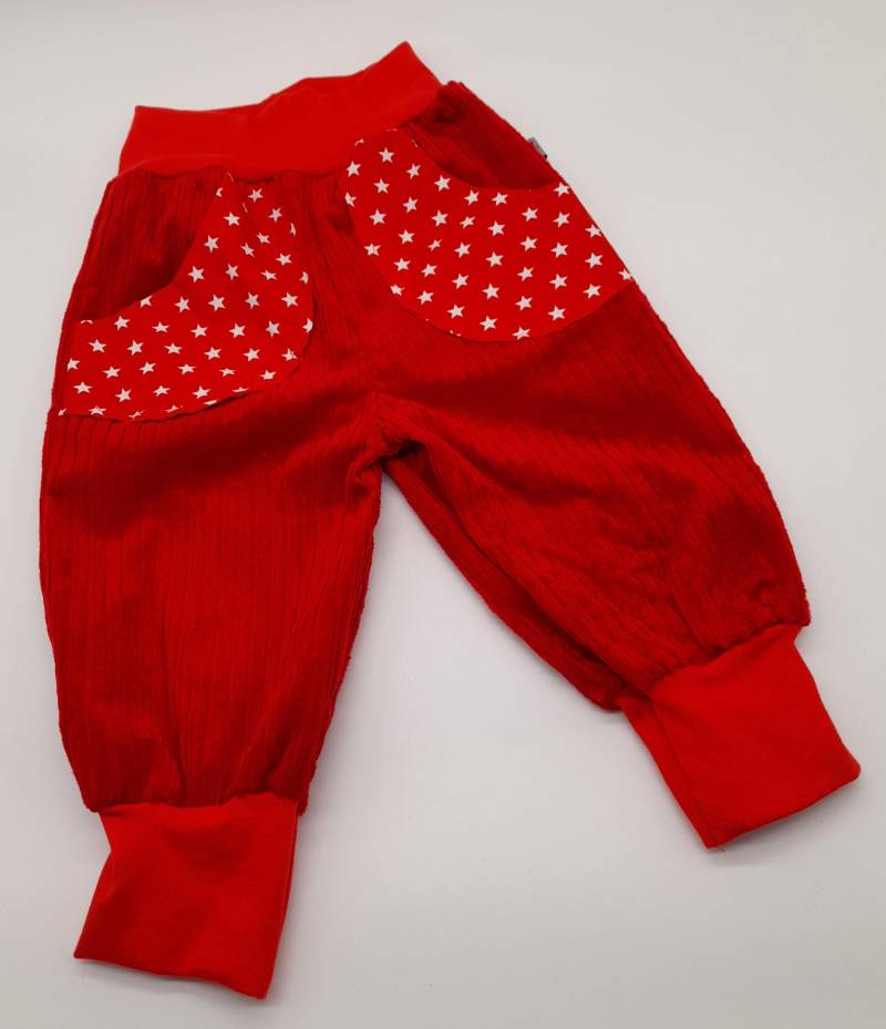 Pumphose Gr. 68, Babyhose, Geschenk Zur Geburt, Cordhose, Kinderhose, Mädchenhose von Lieblingsshop4You