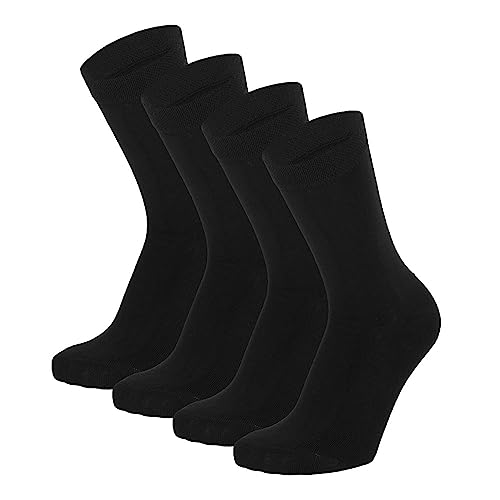 Lieblingsstrumpf24 8 Paar Bambus Socken ohne Naht Kinder Junge Mädchen Basic-Socken Öko-Tex Standard 100 (27-30, MULTI BLACK) von Lieblingsstrumpf24