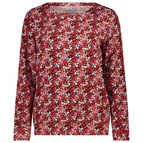 Lieblingsstück Bluse 'EditeL' mit Rundhalsausschnitt und Gummizug rot (375 Lipstick) 40 von Lieblingsstück