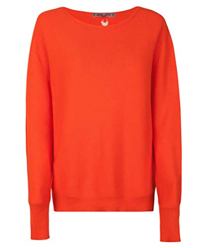 Lieblingsstück Pullover 'HarperL' mit Rundhalsausschnitt orange (257 Dark orange) 36 von Lieblingsstück