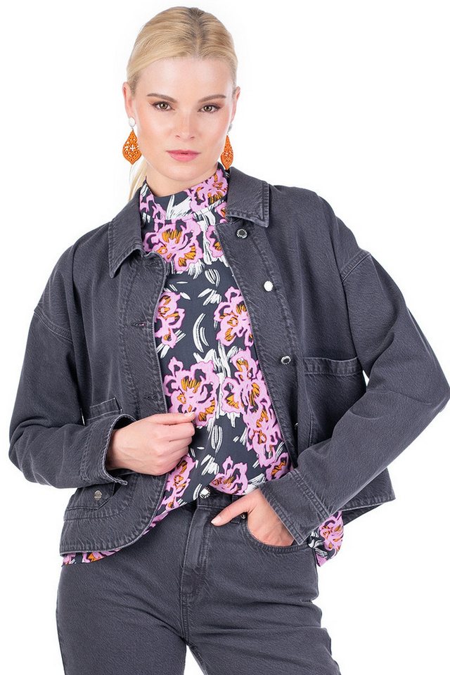 Lieblingsstück Outdoorjacke Jeansjacke Damen - CHELSEY - anthrazit von Lieblingsstück