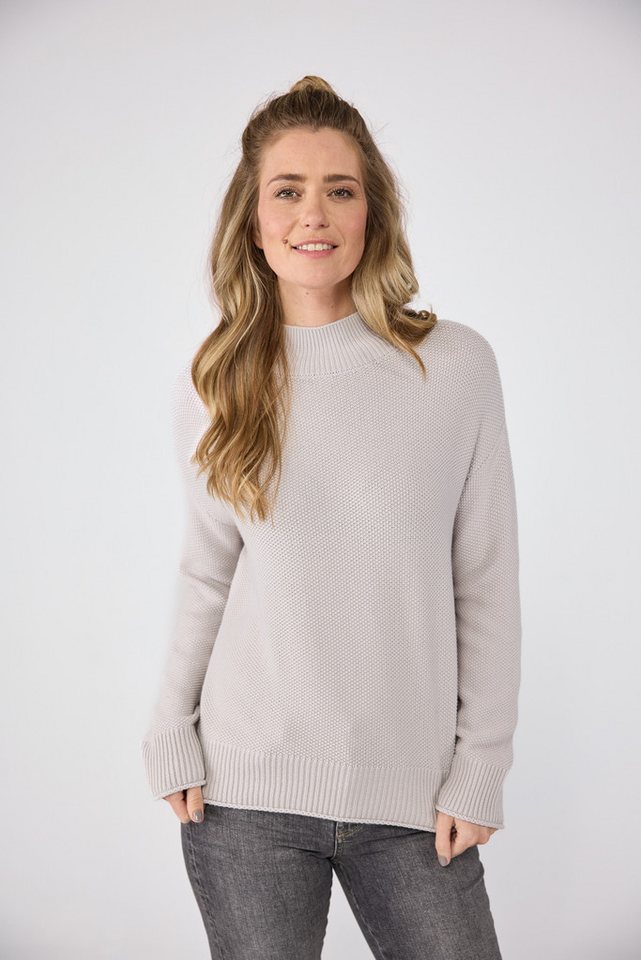Lieblingsstück Stehkragenpullover NeeleEP mit Perlmuster von Lieblingsstück