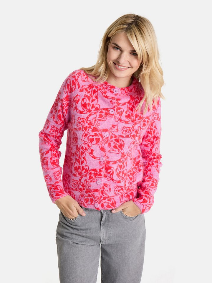 Lieblingsstück Strickjacke AitanaL mit Alloverprint von Lieblingsstück