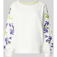 Lieblingsstück Sweatshirt mit Paillettenbesatz Modell 'Olita' in Offwhite, Größe M von Lieblingsstück