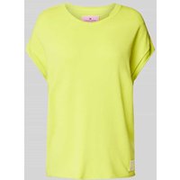 Lieblingsstück T-Shirt mit Label-Detail Modell 'Karista' in Neon Gelb, Größe 44 von Lieblingsstück
