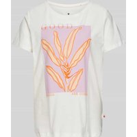 Lieblingsstück T-Shirt mit Motiv-Print Modell 'Daliah' in Offwhite, Größe XL von Lieblingsstück